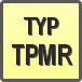 Piktogram - Typ: TPMR
